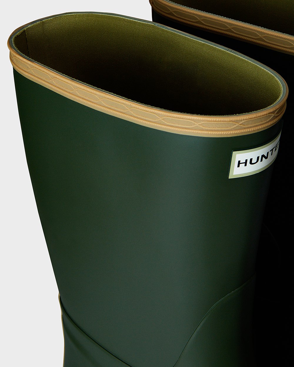 Hunter Gardener Short Rain Boots - Online Sale Womens Green - ZXFGUN175